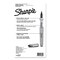 Sharpie Fine Bullet Tip Stainless Steel Single Marker Case Permanent Marker - Black (6/Pack)